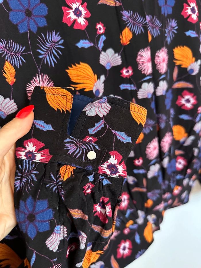 Veste/chemise Légère Fleurie Ba&sh Taille 2 - Élégance Printanière - photo numéro 3