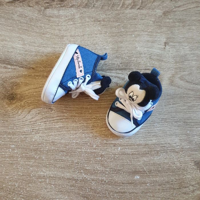 🩷 Baskets Disney Minnie pointure 3/6 mois 17 #emyfleury_pointure17fille