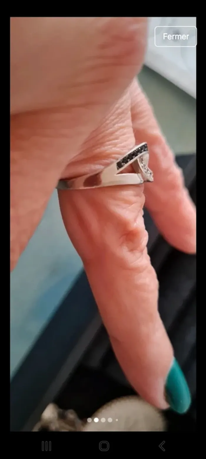 Bague argent taille 16.5 - photo numéro 2