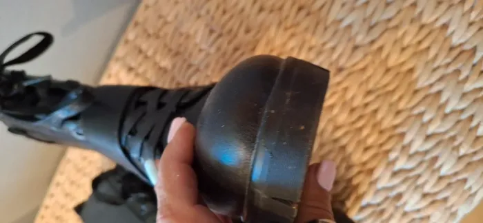 Botines cuir noir a lacets et fermeture éclair cimarron - photo numéro 9