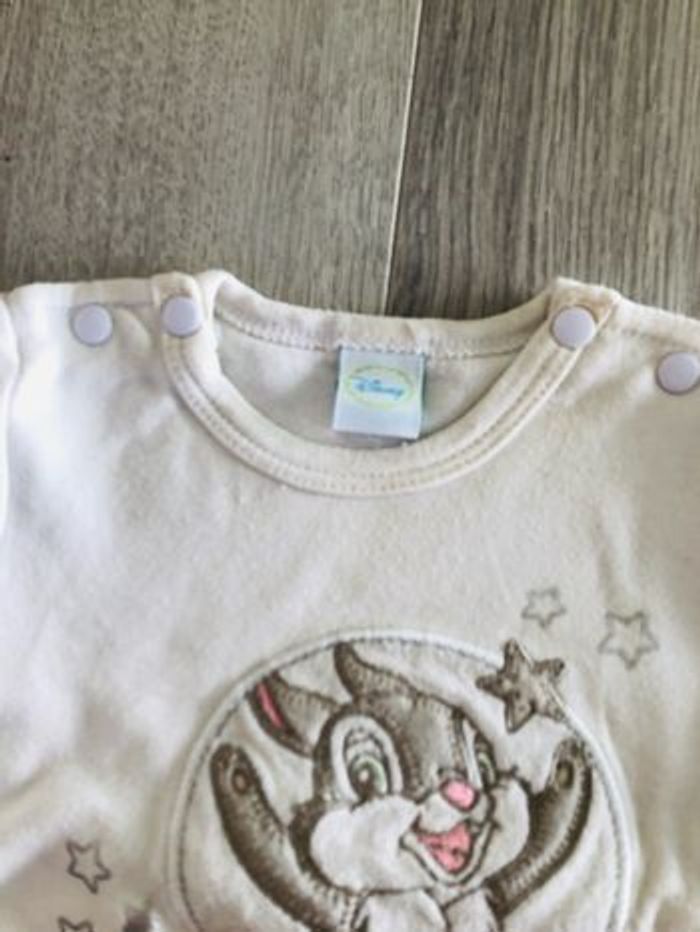 Pyjama bébé chaud hiver disney 3 mois fille ou garçon - photo numéro 3
