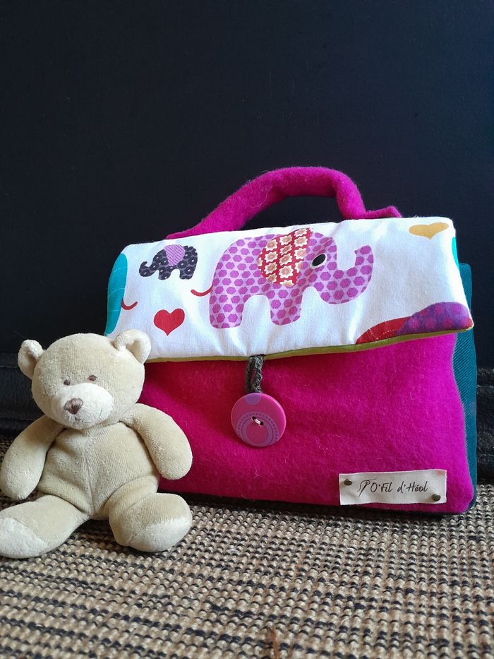 Cartable "Sacadou" fait main - photo numéro 4