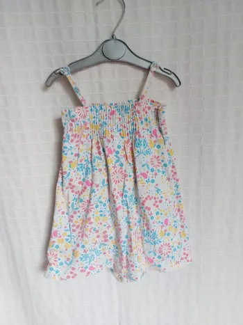 Robe débardeur bodie intégré Petit Bateau 18 mois