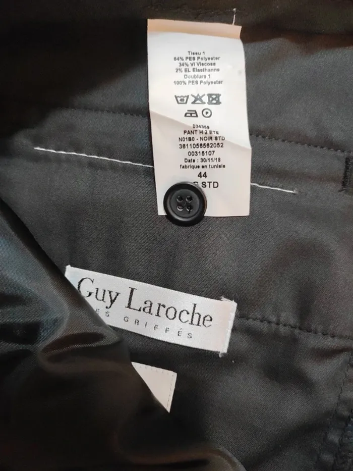 Pantalon Guy Laroche noir taille 44 - photo numéro 4