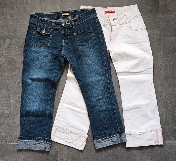 Lot de 2 pantacourts en jean