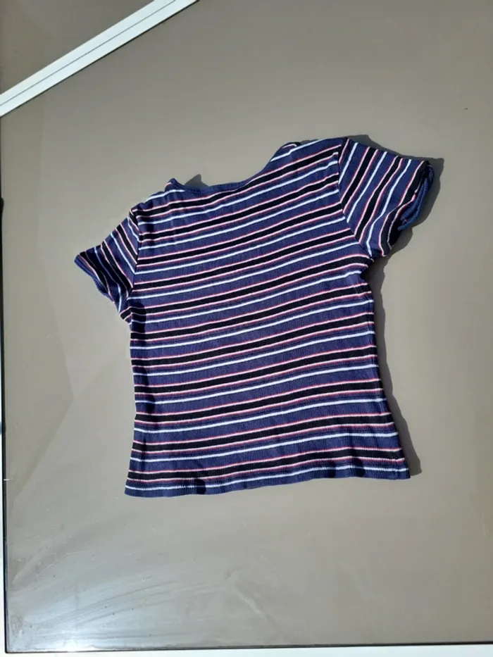 Tee-shirt rayures Jennyfer - photo numéro 5