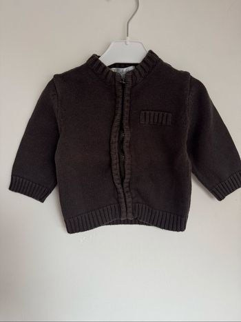 Gilet marron Kitchoun 6 mois très bon état