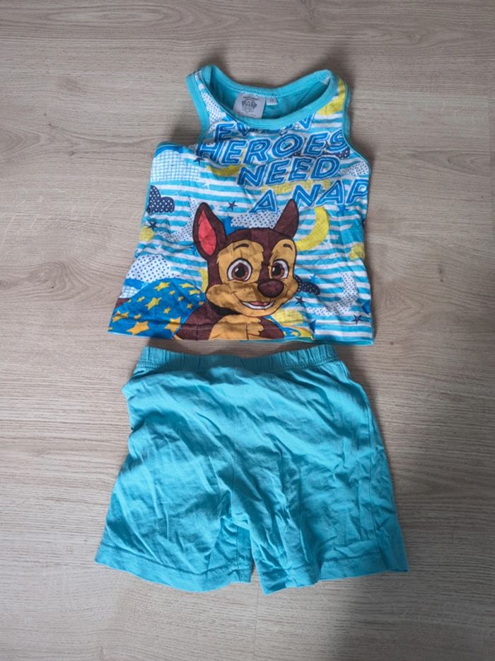 Pyjama short 3 ans pat patrouille