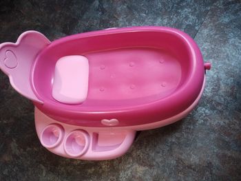 Lit  berceau rose pour poupée Smoby