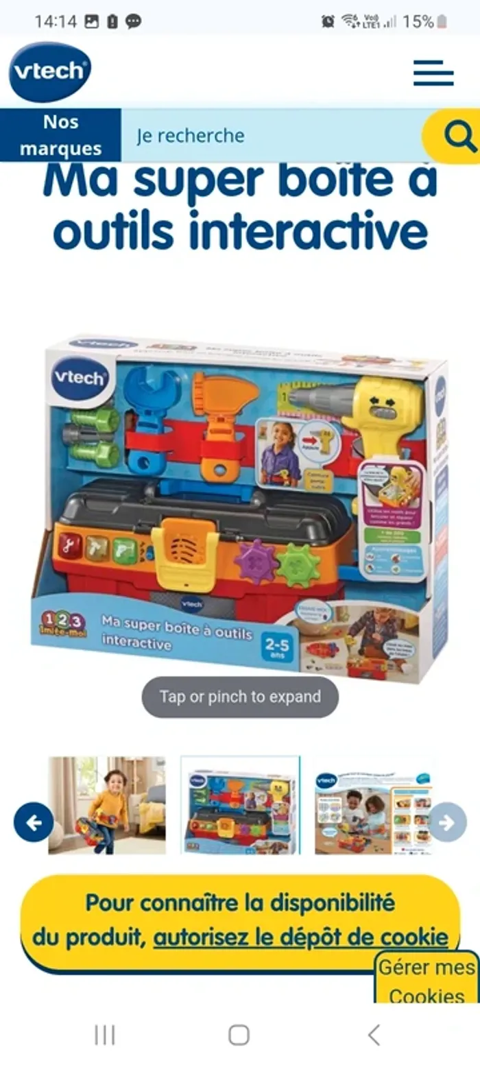 Ma super boîte à outils interactive Vtech - photo numéro 8