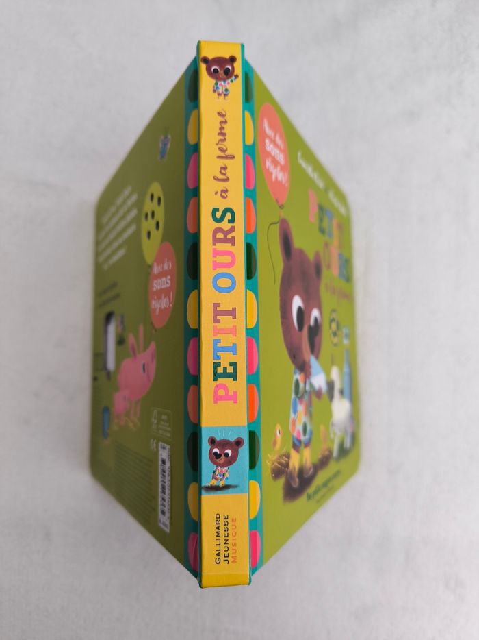 Livre sonore Petit Ours à la ferme Gallimard - photo numéro 7