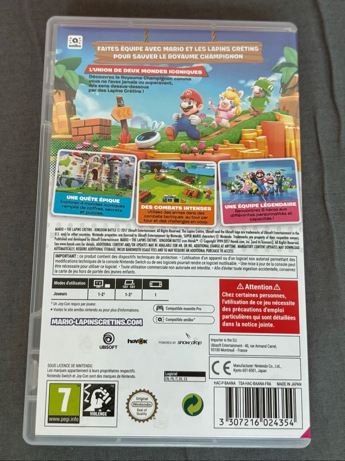 Jeu switch mario et les lapins cretins - photo numéro 3