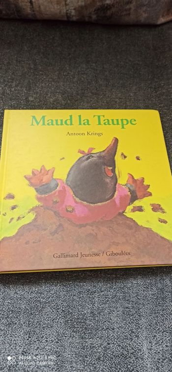 Livre maud la taupe