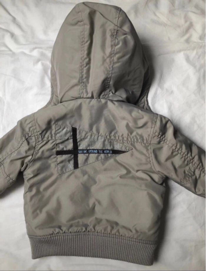 Manteau bébé garçon + bonnet et écharpe - photo numéro 5