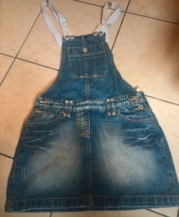 Robe salopette en jean femme S 36