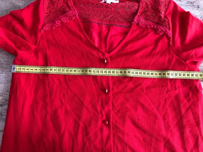 Robe rouge Peace n’ love - photo numéro 8