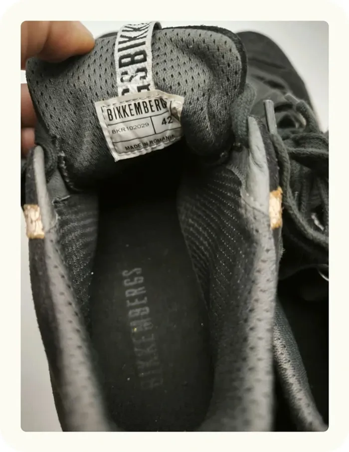 Baskets montantes effet daim Bikkembergs Taille 42 - photo numéro 7