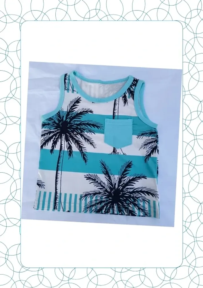 Tee shirt sans manche 24 mois