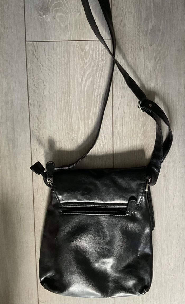 Sac à main en bandoulière noir pour femme - photo numéro 3