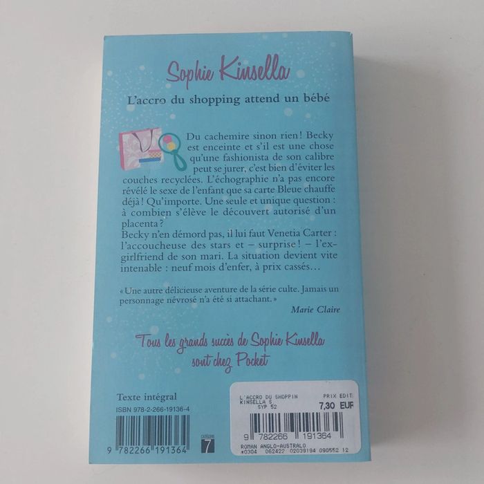 Livre - L'accro du shopping attend un bébé - photo numéro 2
