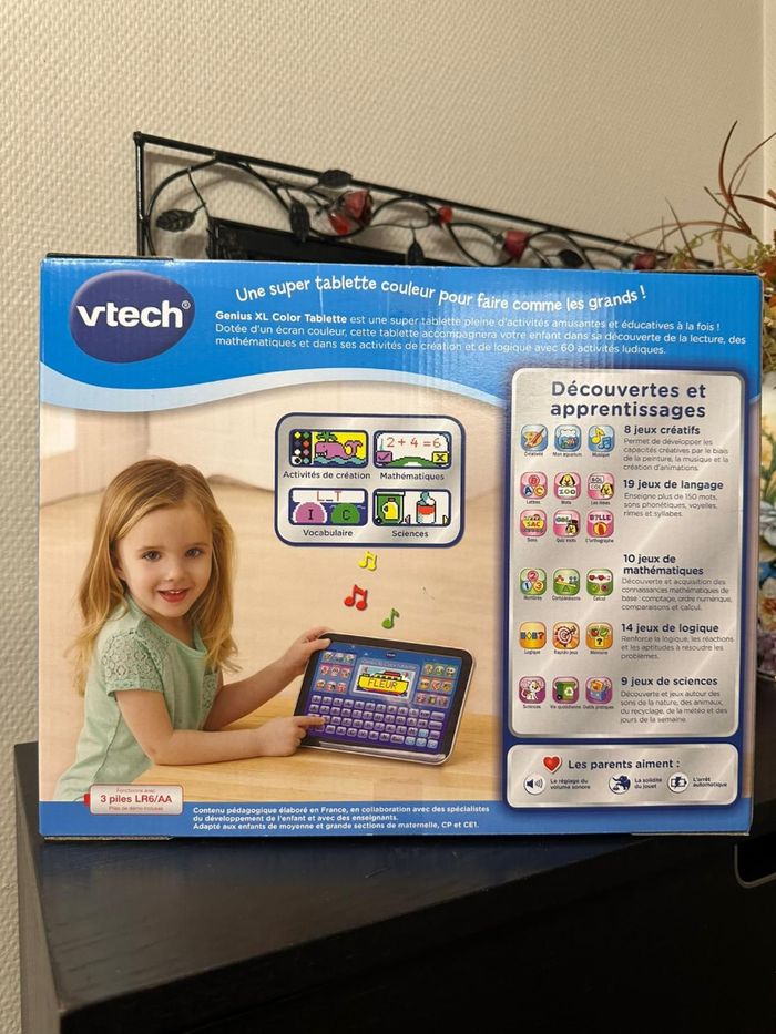 La tablette VTech genius Xl color bleue jeu apprentissage - photo numéro 3