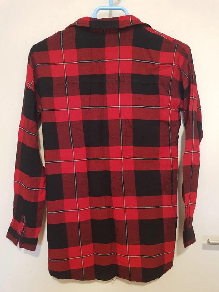 Chemise à carreaux rouge - photo numéro 5