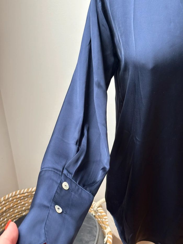 Chemise bleue - Zara - XS - photo numéro 6