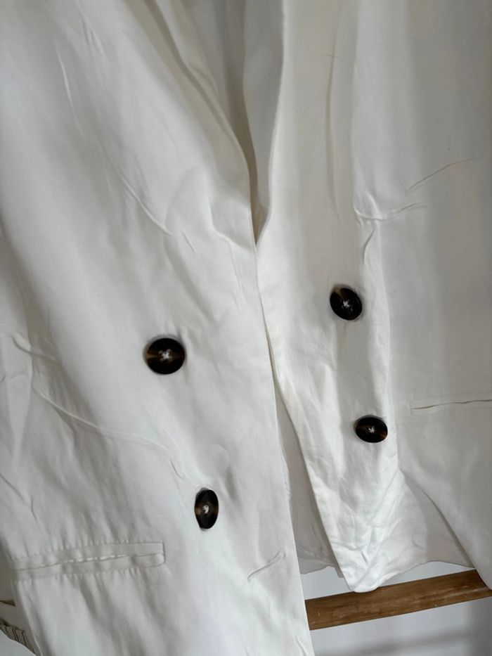 Veste blazer blanche - photo numéro 3