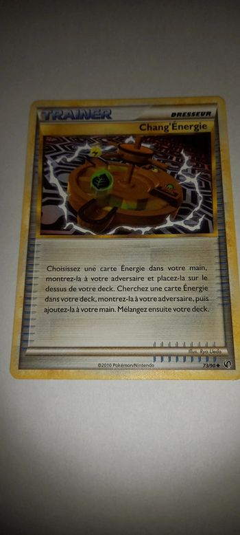 Carte pokémon trainer chang' énergie