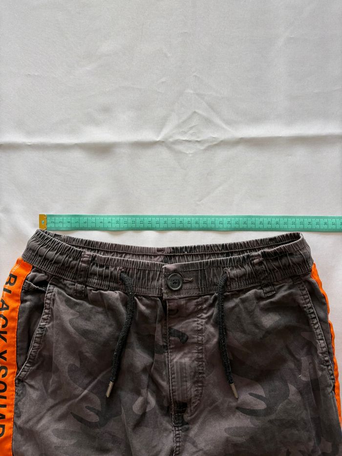 Cargo à motif militaire avec bandes oranges - SMOG - XS/34 - photo numéro 9