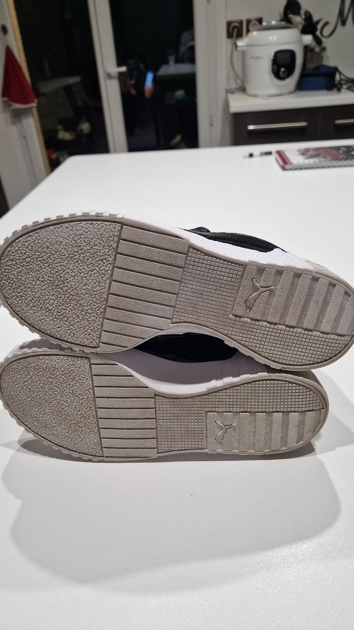 PUMA Cali Patent GS noir vernis taille 38 - photo numéro 5