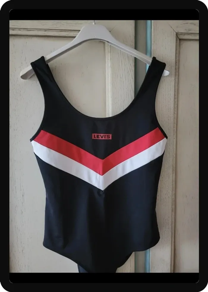 Body tricolore noir Levis