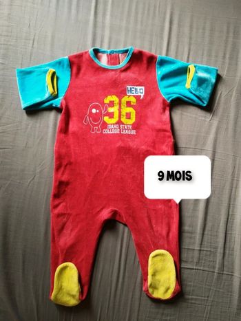Pyjama petit beguin rouge