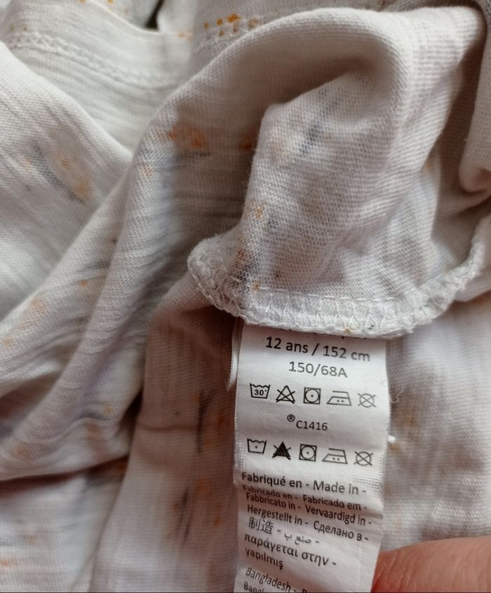 T-shirt manches longues 12 ans - photo numéro 3