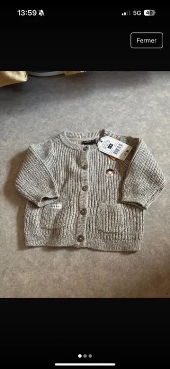 gilet neuf avec étiquette