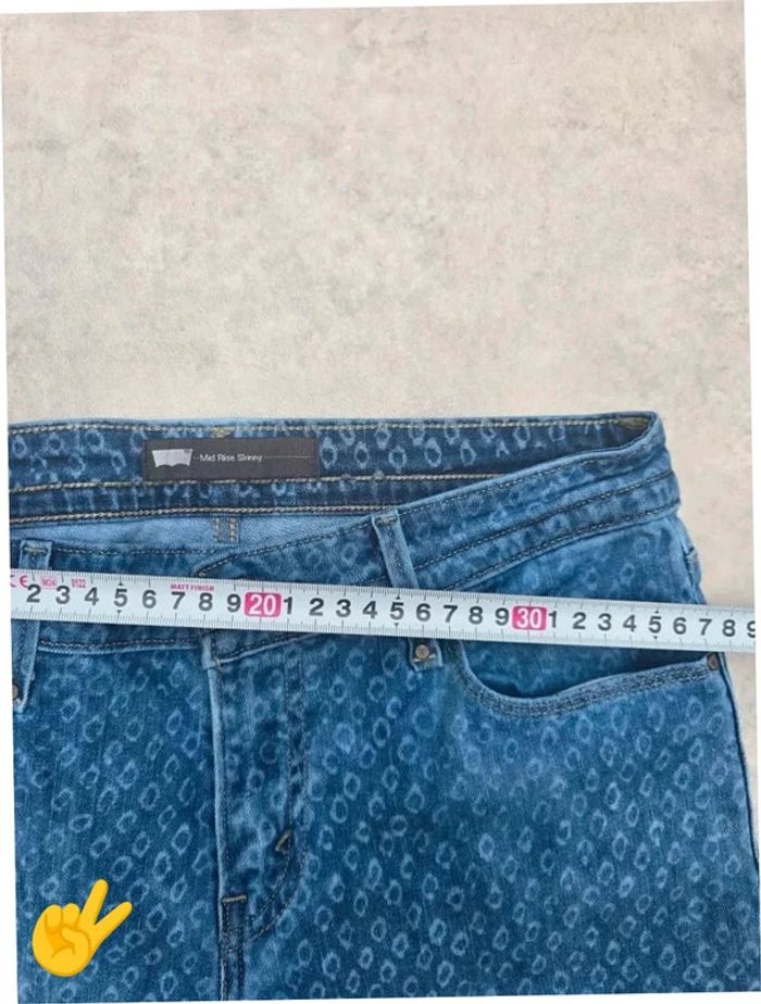 Jean Levi's mid rise skinny W27|FR36 coupe skinny bleu Femme-Women - photo numéro 4