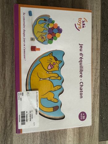 Jeu éducatif chaton