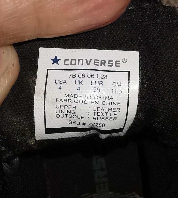 Baskets Converse All Star en cuir P20 - photo numéro 6