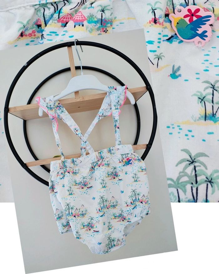 18 mois short a bretelles été Sergent major