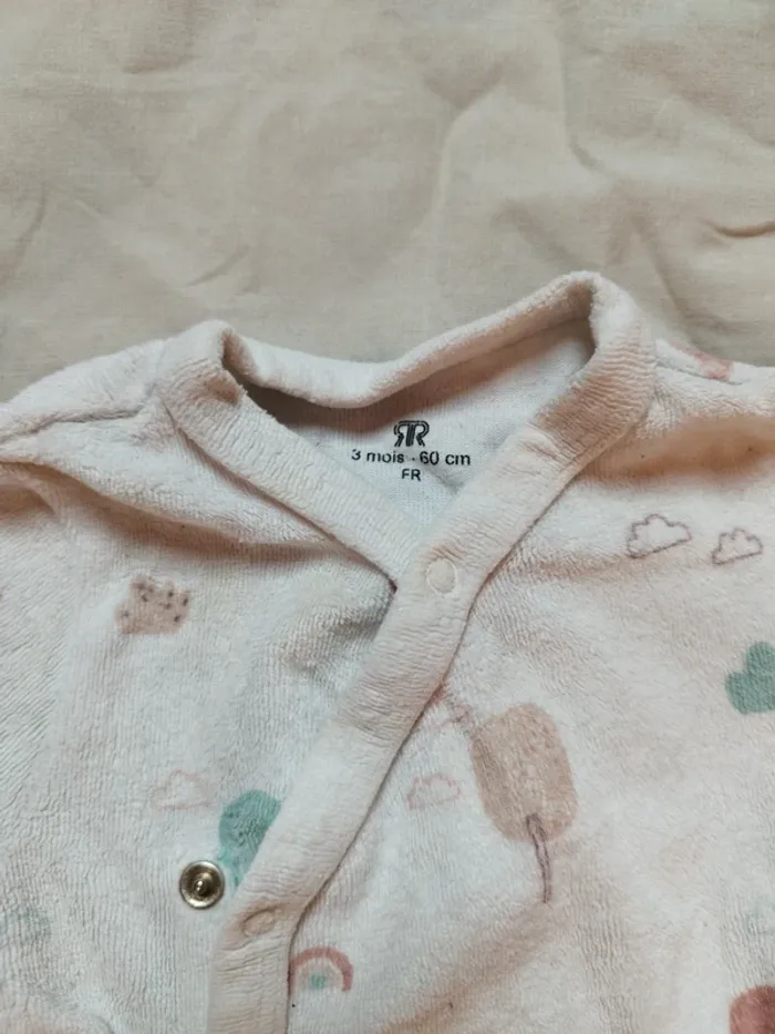 Pyjama croisé 3 mois - photo numéro 2