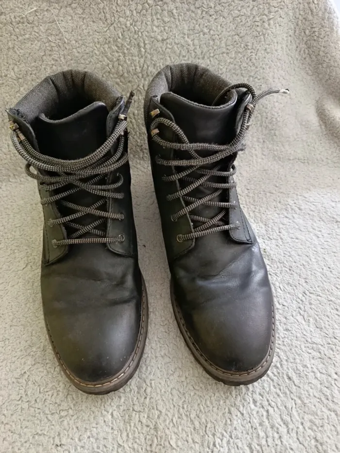Chaussures homme noir Taille 43 Kiabi - photo numéro 2
