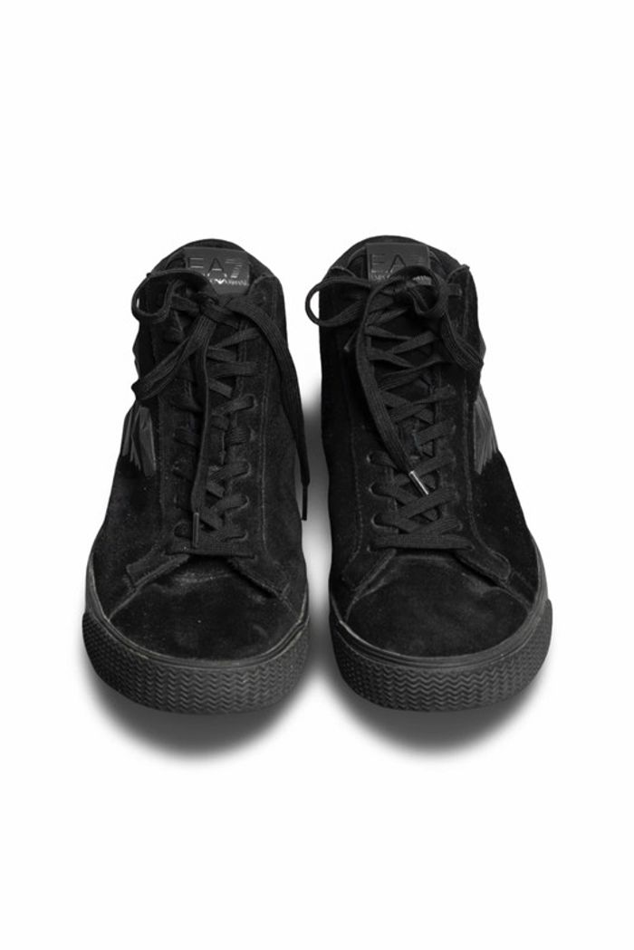 Baskets montantes suede EA7 Emporio Armani high-top sneakers Size 44 - photo numéro 5