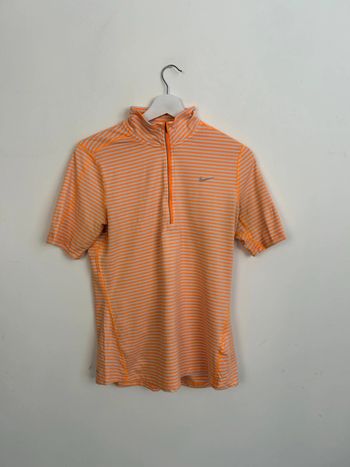 Maillot Nike Dri-FIT Running Orange/Blanc Homme M | Très Bon État | Sportwear Performance | TN22