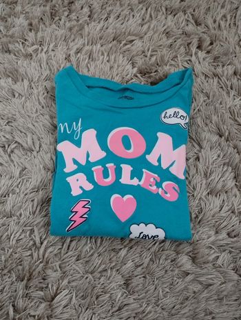 Tee shirt manches longues mom rules