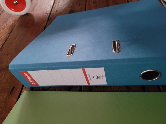 Lot de 4 classeurs Esselte, Elba.. Envoi soigné - photo numéro 3