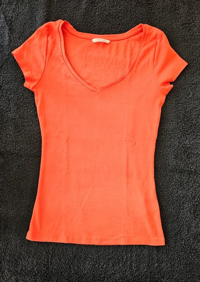 Camaïeu- Tee shirt - 100% coton - Taille S