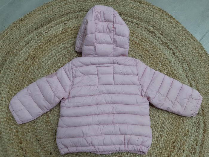 Manteau doudoune rose 9 mois - photo numéro 4