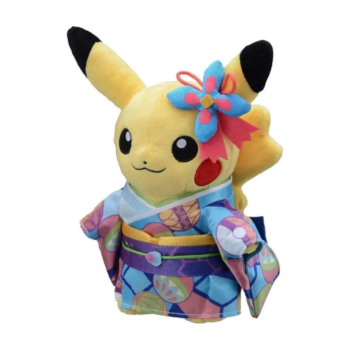 Peluche Pikachu Kaga Kimono Pokémon Center Kanazawa Japon
