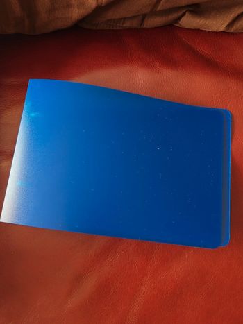 Classeur bleu 2 anneaux Cultura – Neuf, idéal école ou bureau