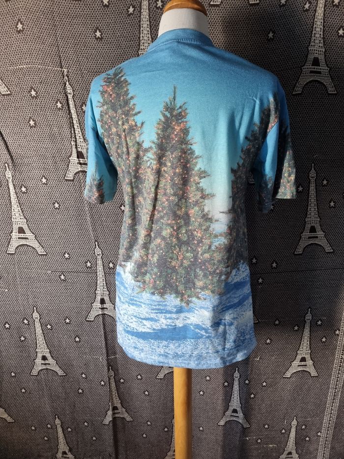T-shirt imprimé chien Noël taille XS - photo numéro 3
